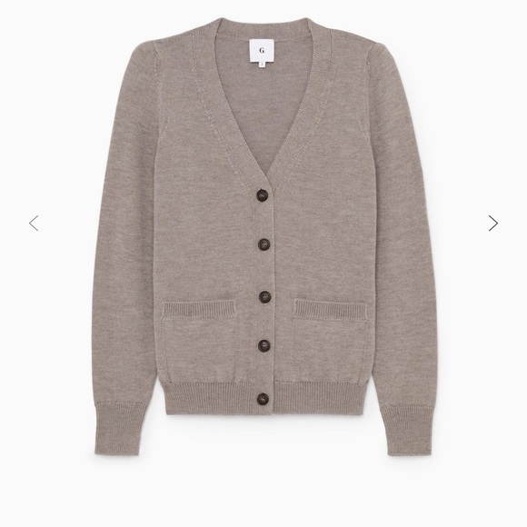 Goop Sweaters - G Label by Goop Erica Signature Cardigan Ecru